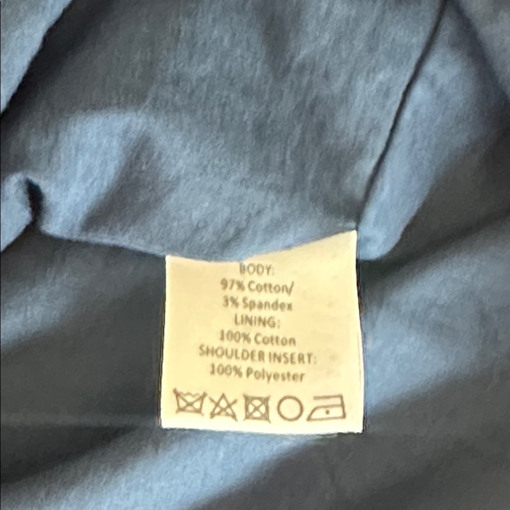 Mestiza New York NWT Elliana Barong Navy Embroidered Midi Dress Sz Small - Picture 11 of 12